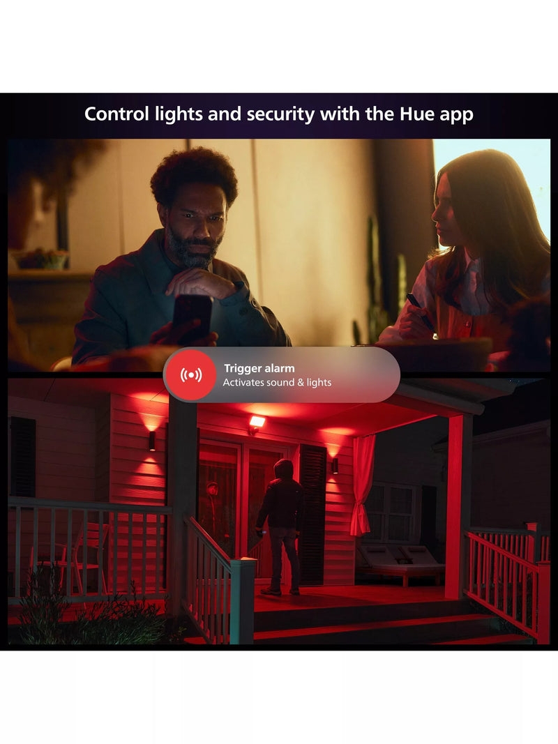Philips Hue floodlight security camera white, UK version