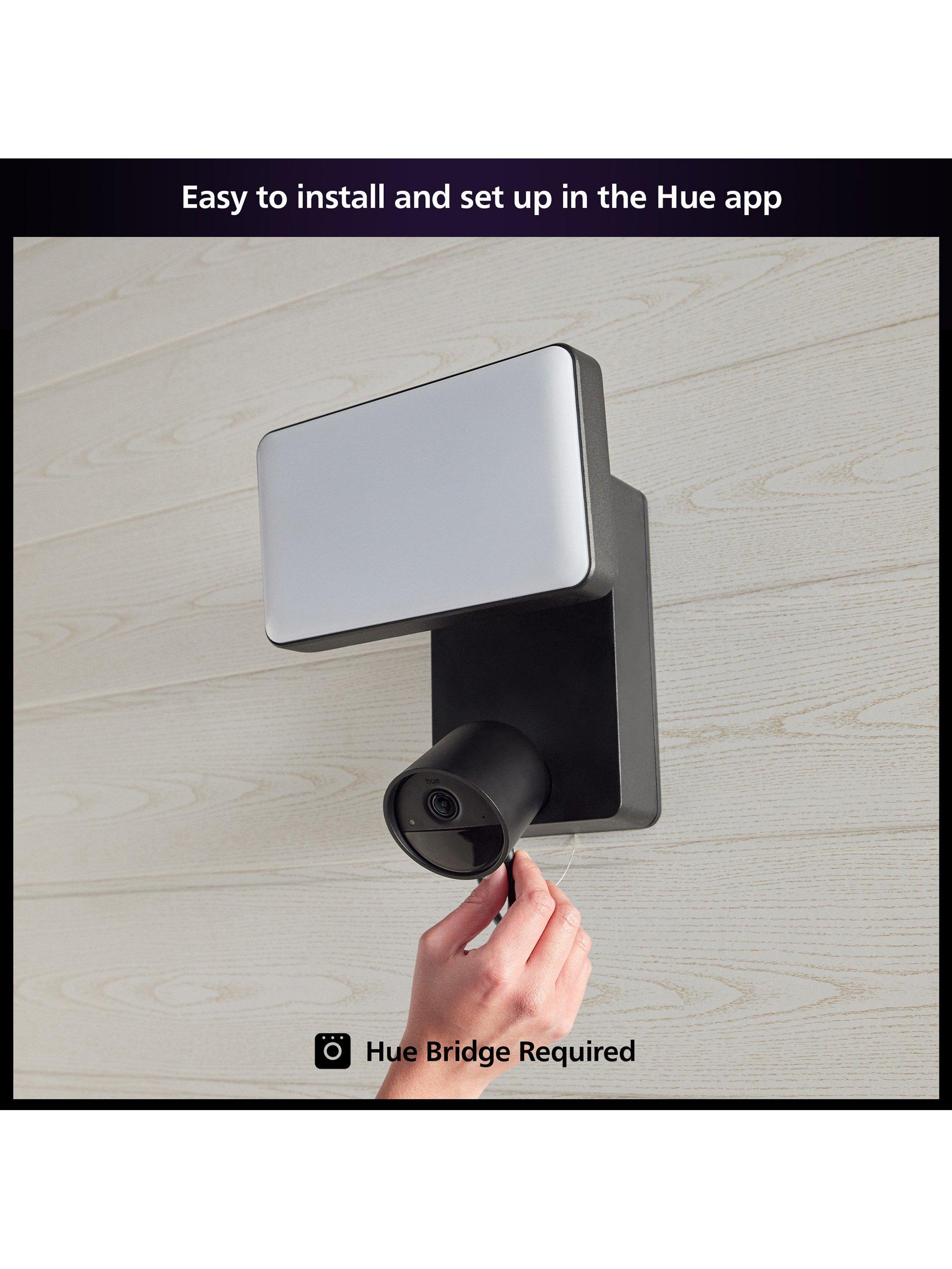 Philips Hue floodlight security camera white, UK version