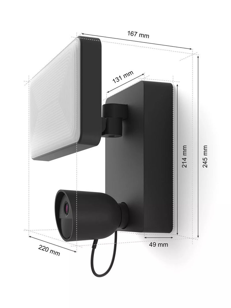 Philips Hue floodlight security camera white, UK version