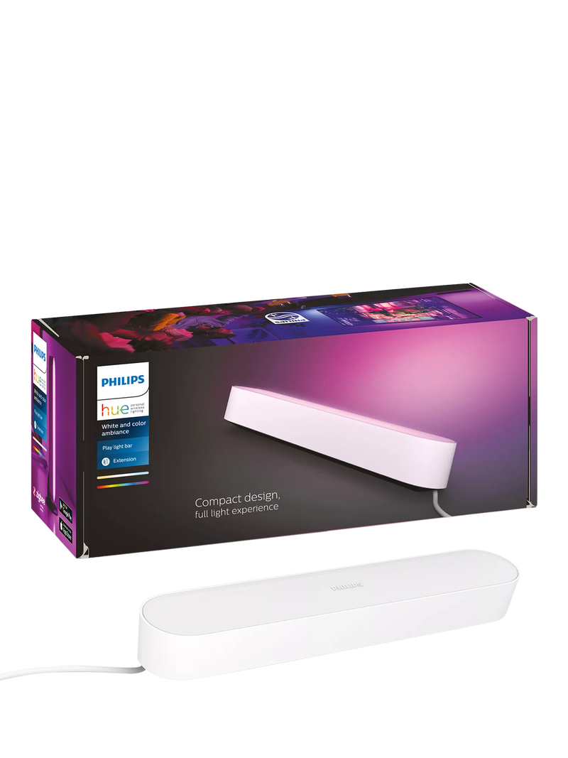 Philips Hue Play Light Bar Extension, white smart light (British brand)