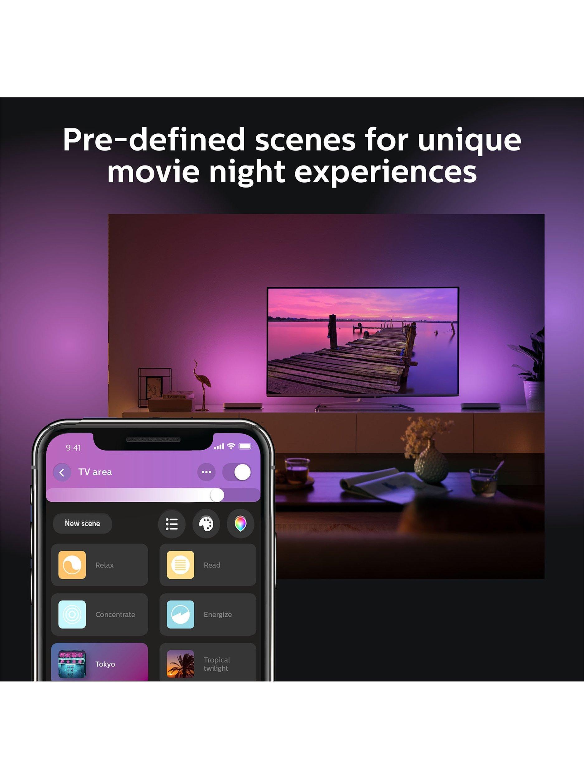 Philips Hue Play Light Bar Extension, white smart light (British brand)