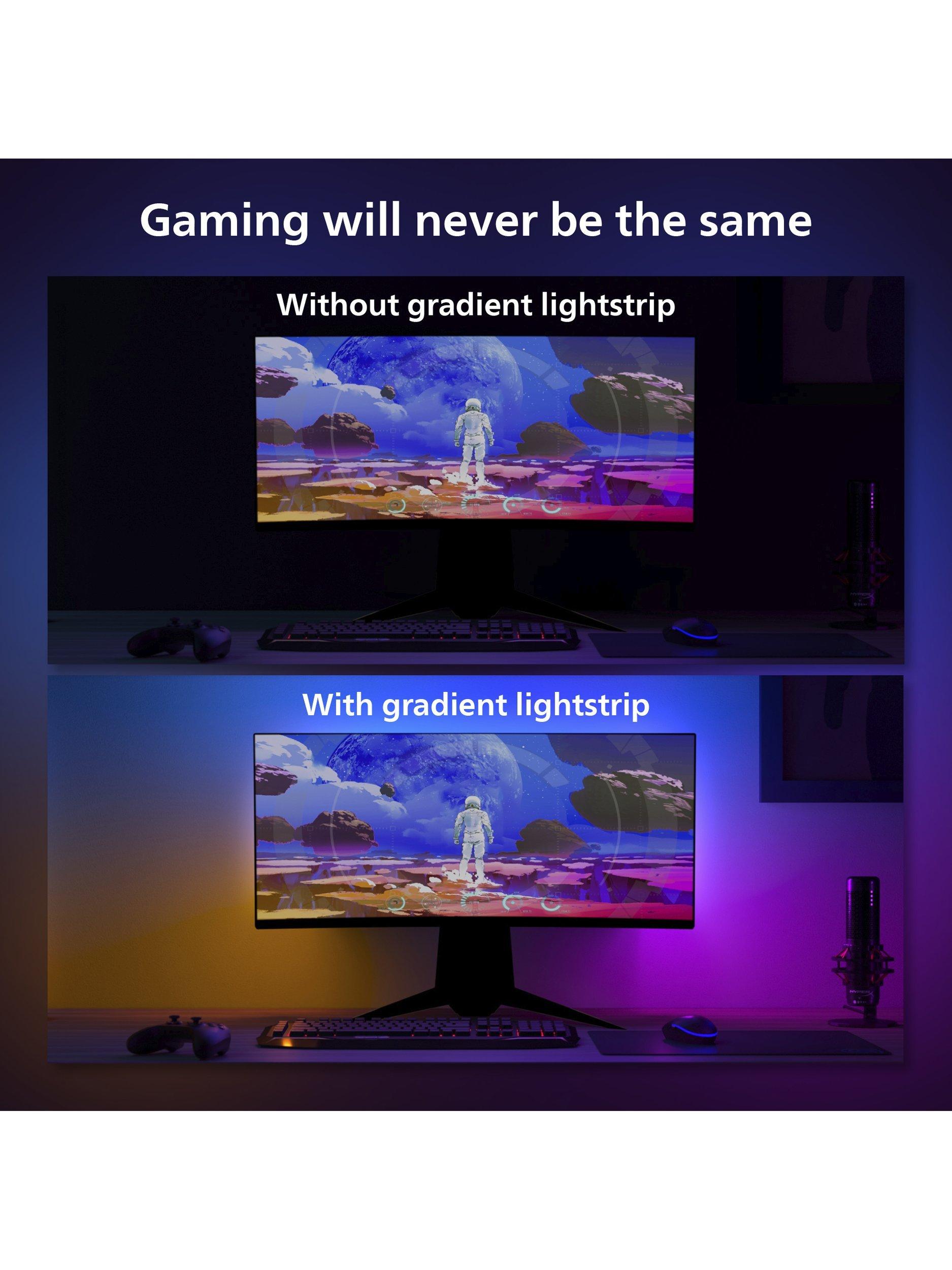 Philips Hue Play Gradient Lightstrip for PC monitors 90.5cm - British product