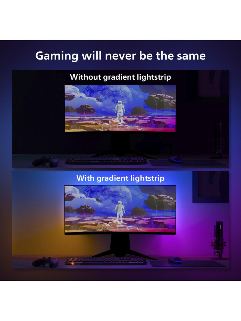 Philips Hue Play Gradient Lightstrip for PC monitors 90.5cm - British product