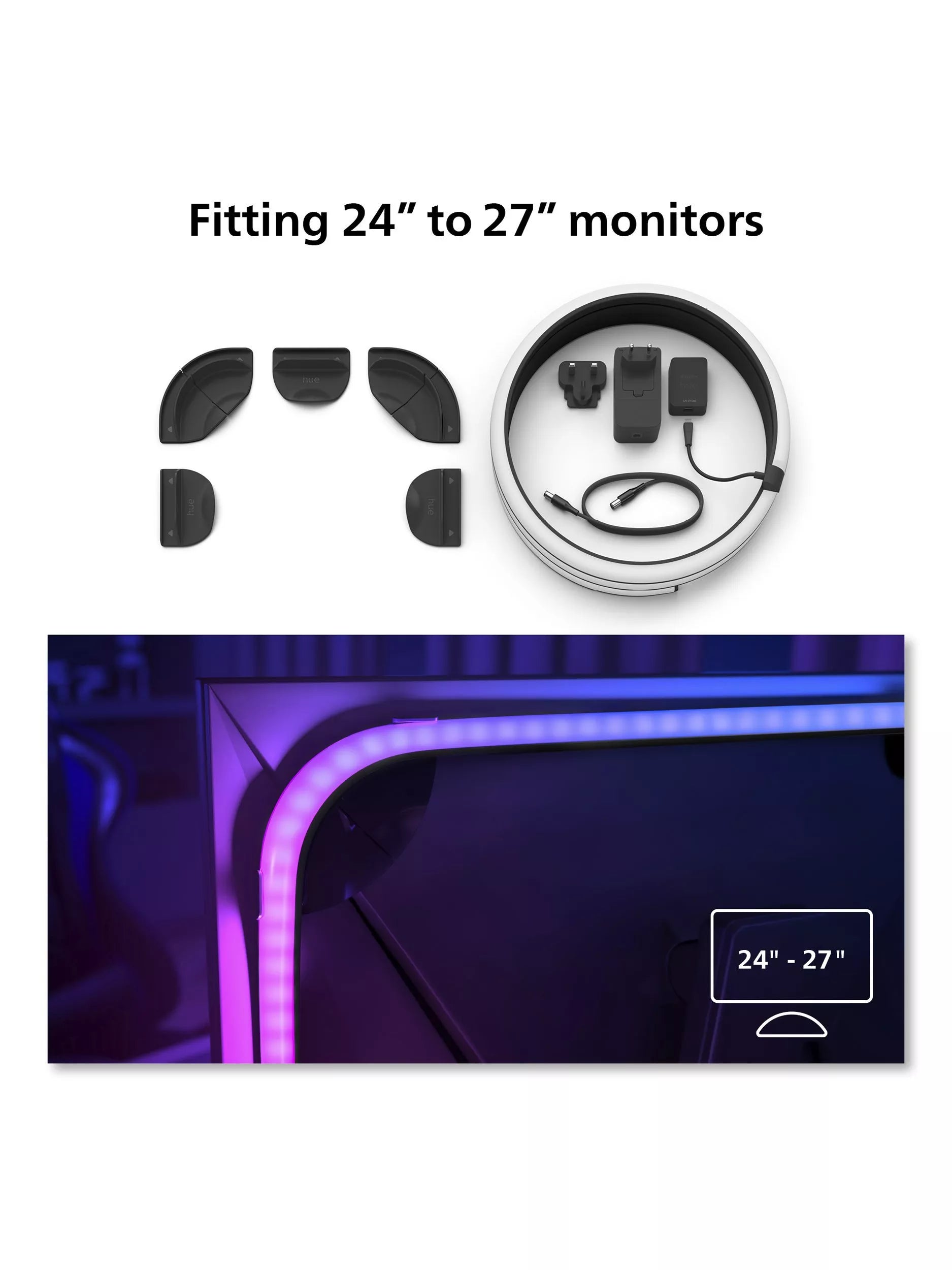 Philips Hue Play Gradient Lightstrip for PC monitors 90.5cm - British product