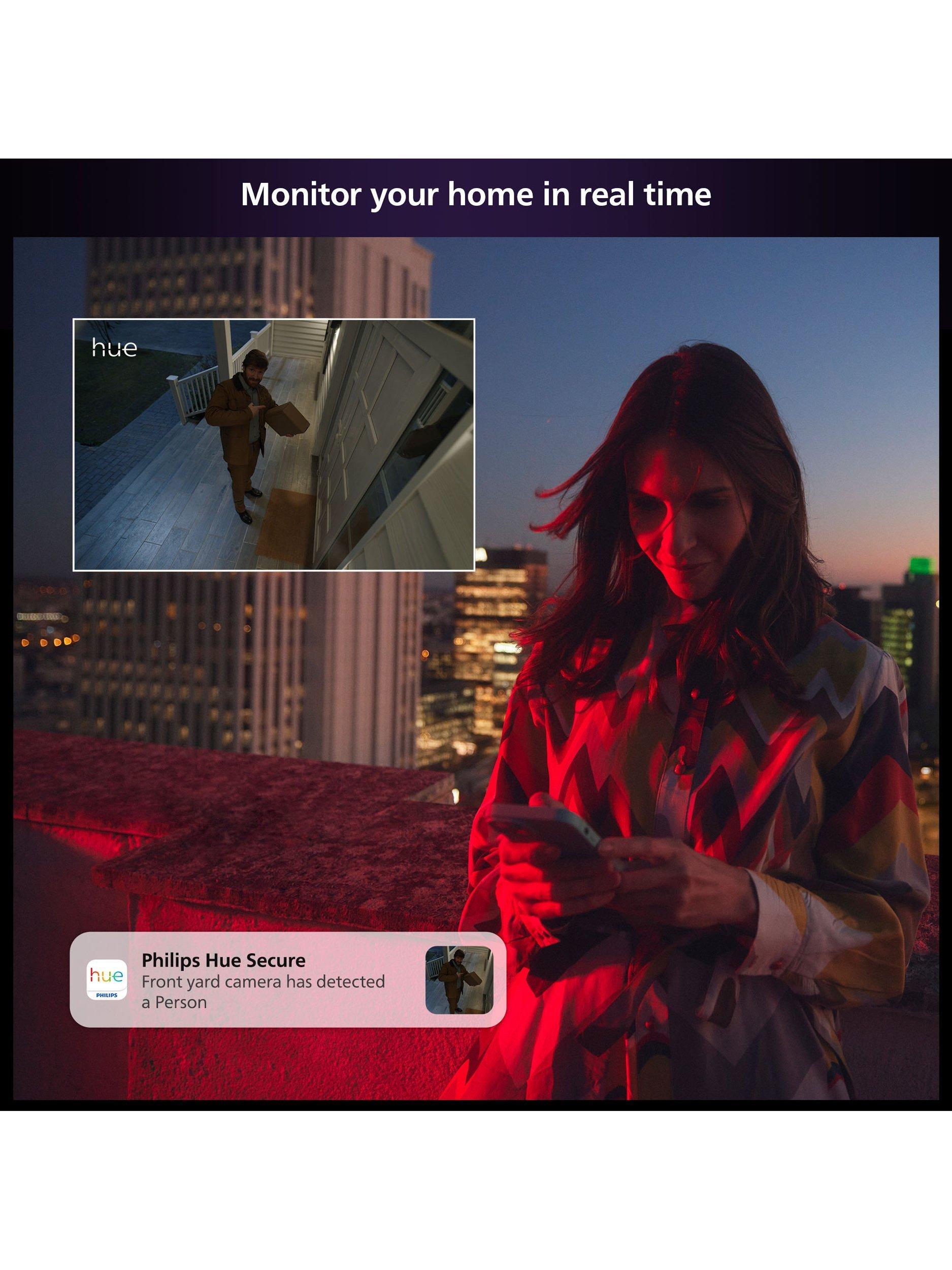 Philips Hue battery smart security camera white, imported from the UK