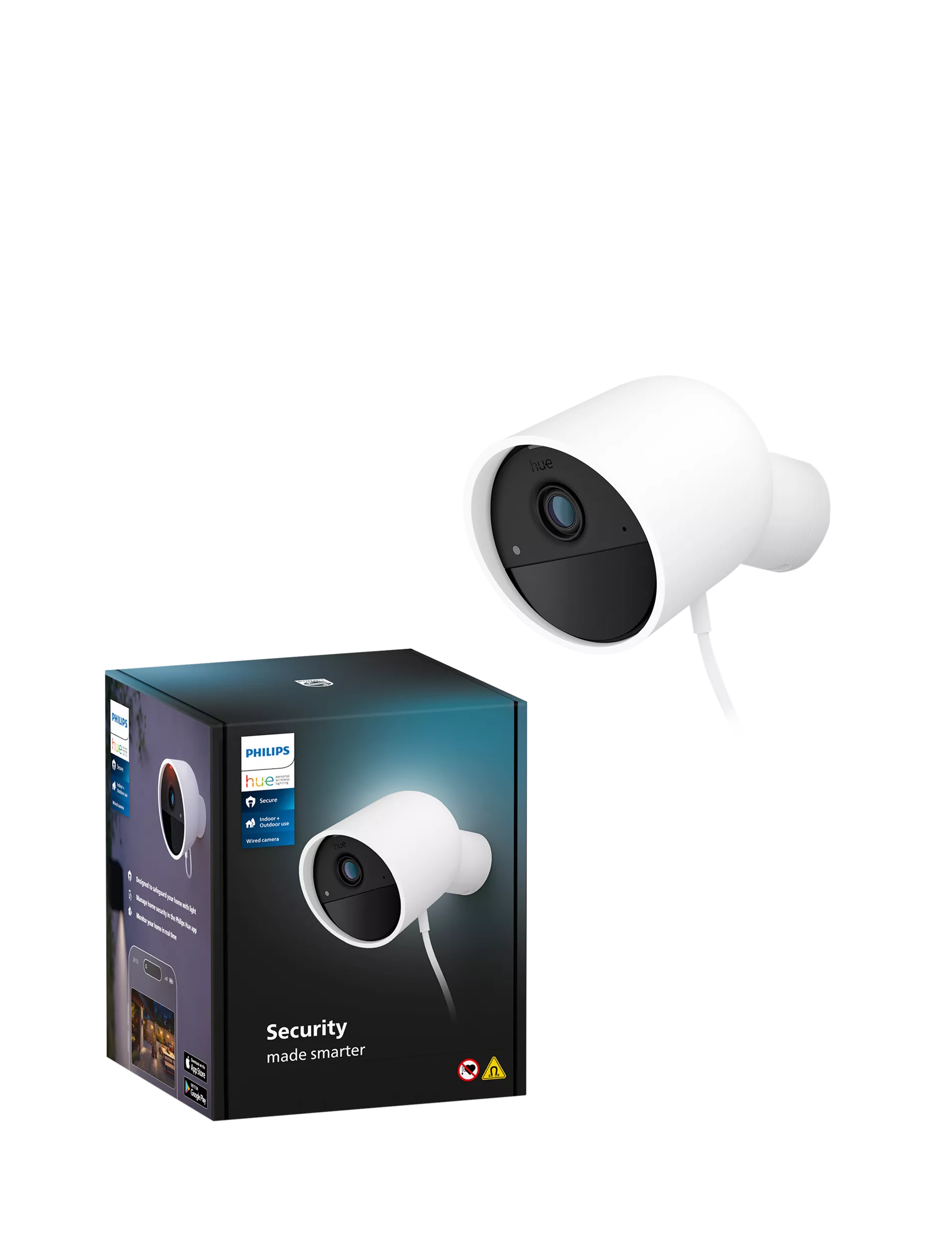 Philips Hue Secure wired security camera white - British product
