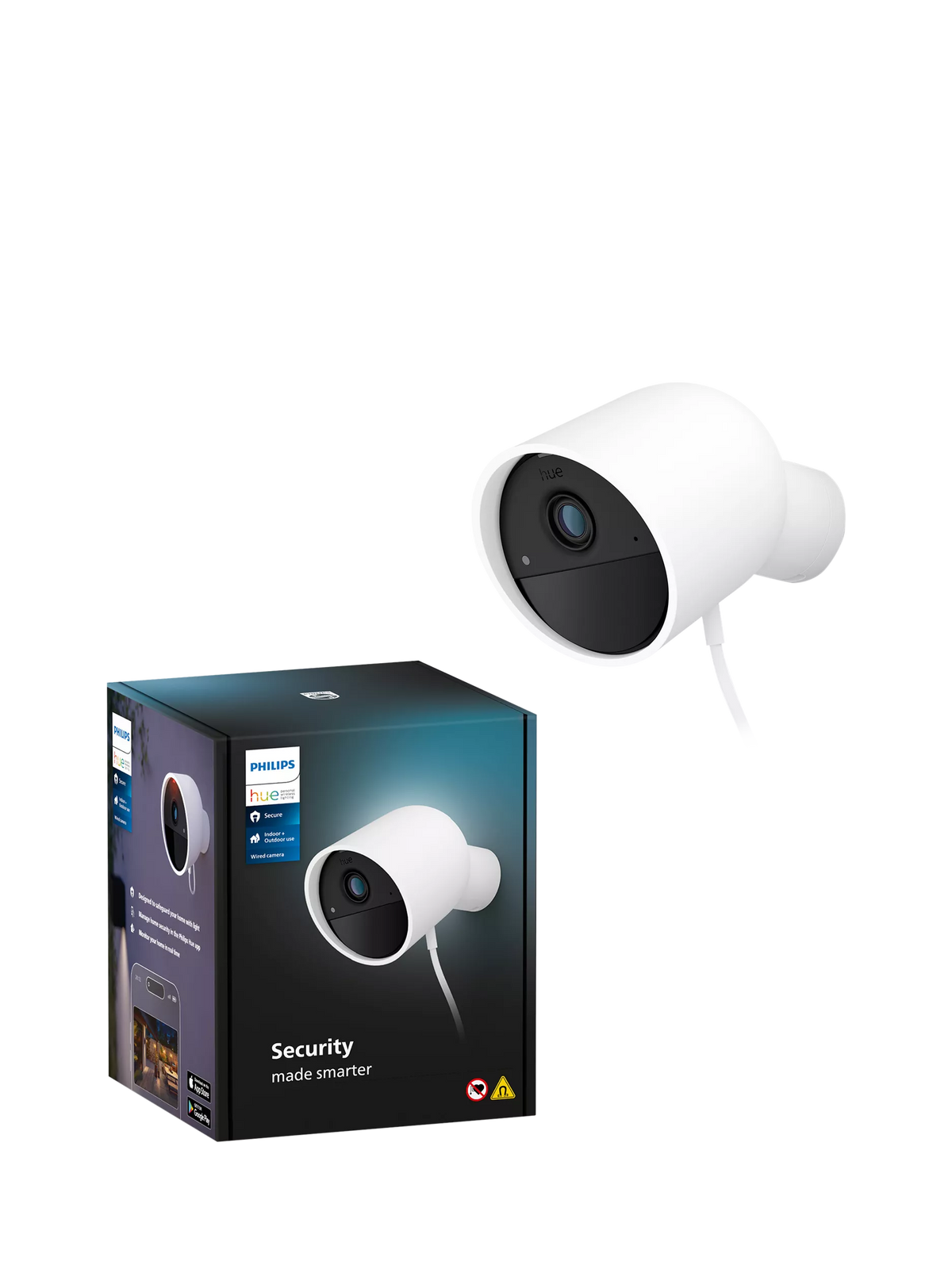 Philips Hue Secure wired security camera white - British product