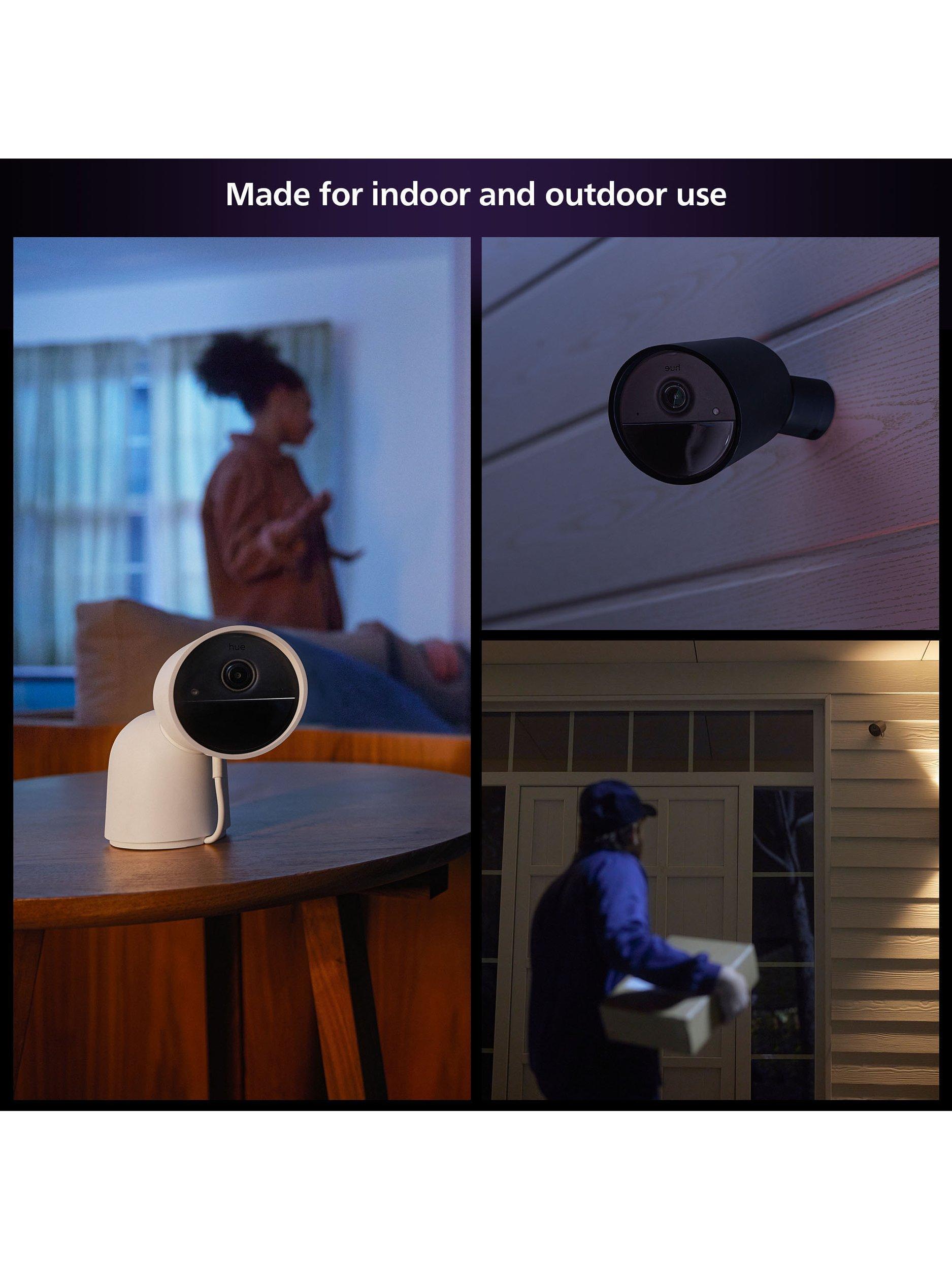 Philips Hue Secure wired smart security camera black, UK version