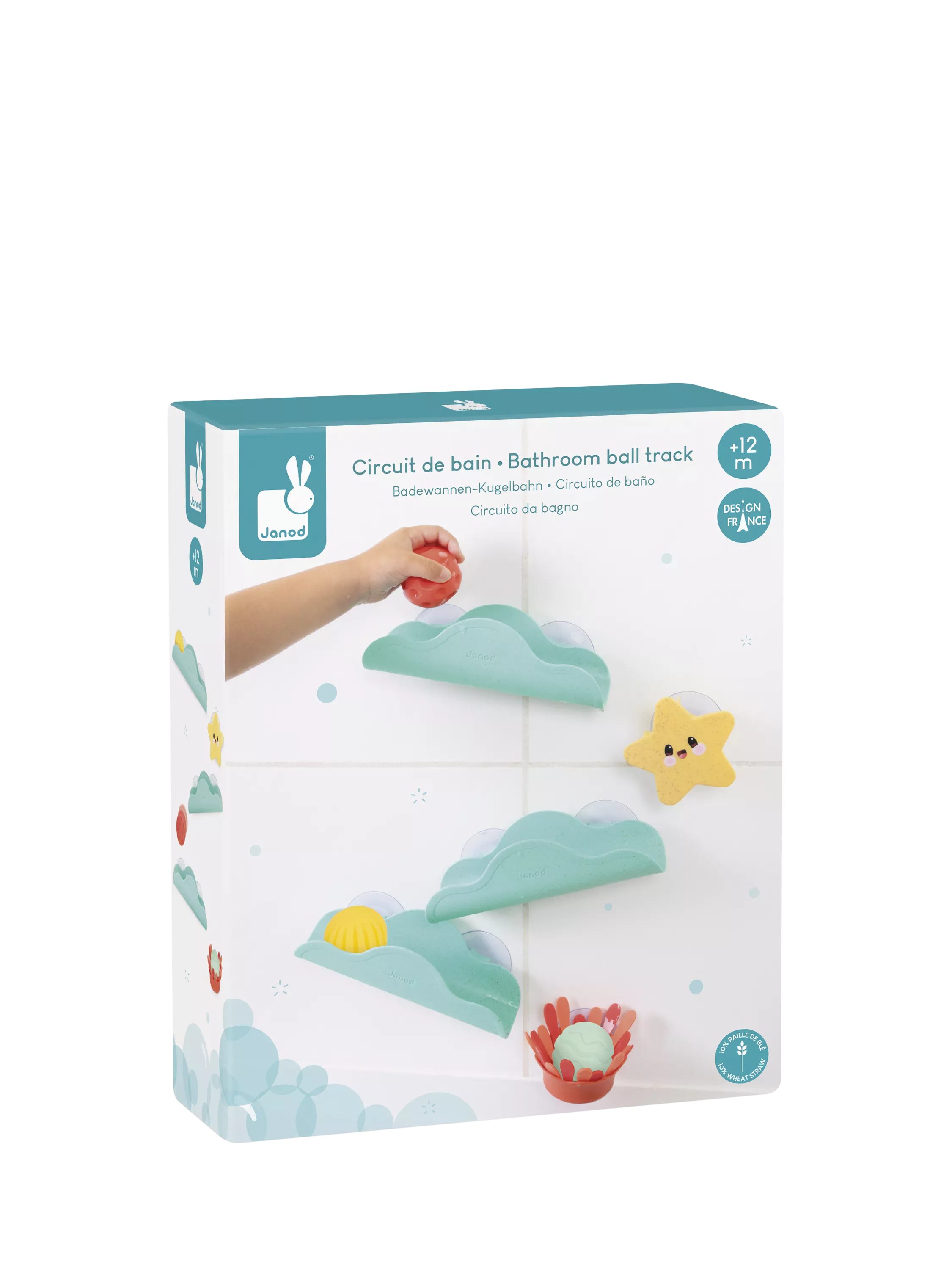 Janod Bathroom Ball Track bath toy, UK version