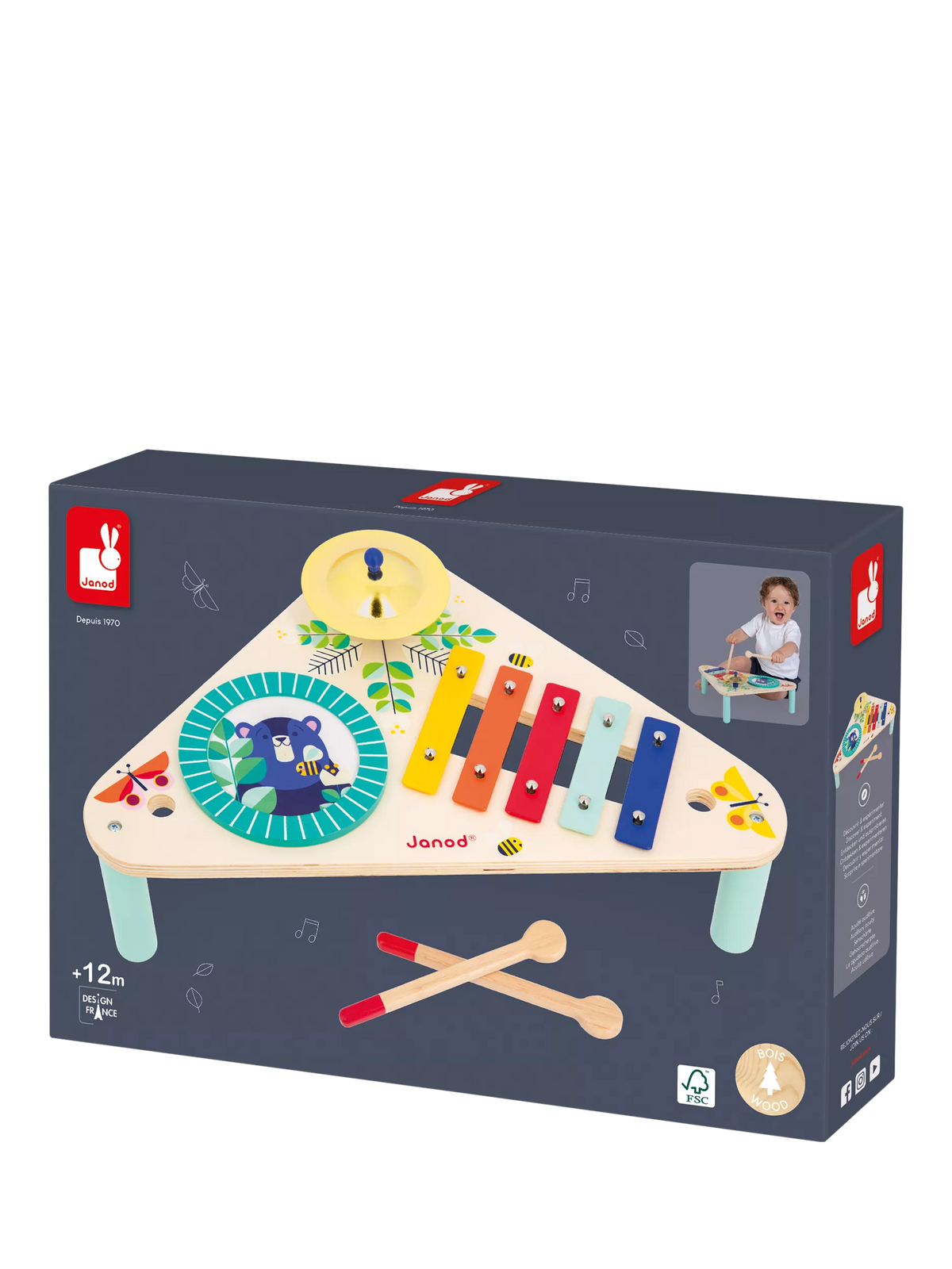 Janod Goia music table - British product