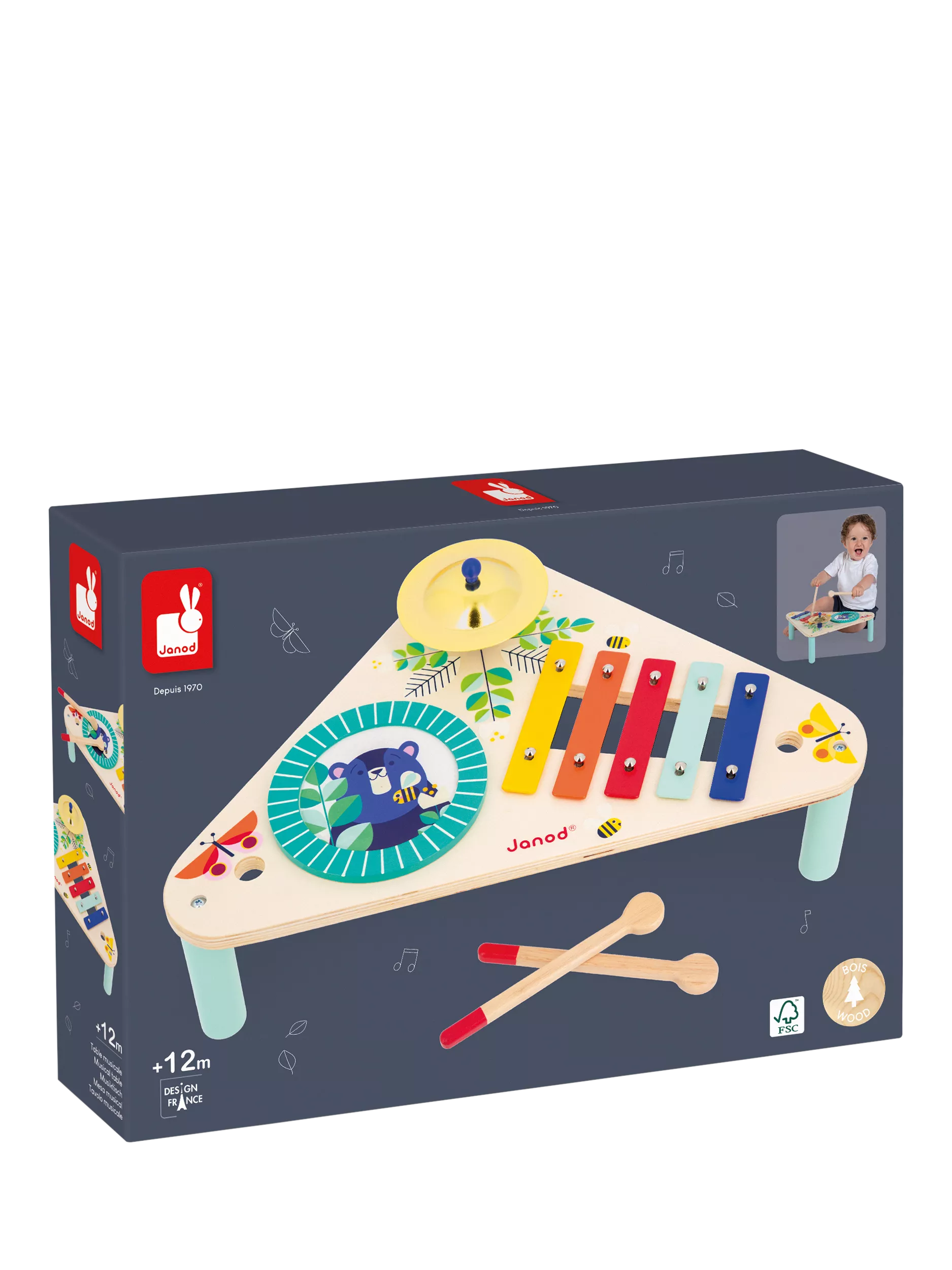 Janod Goia music table - British product