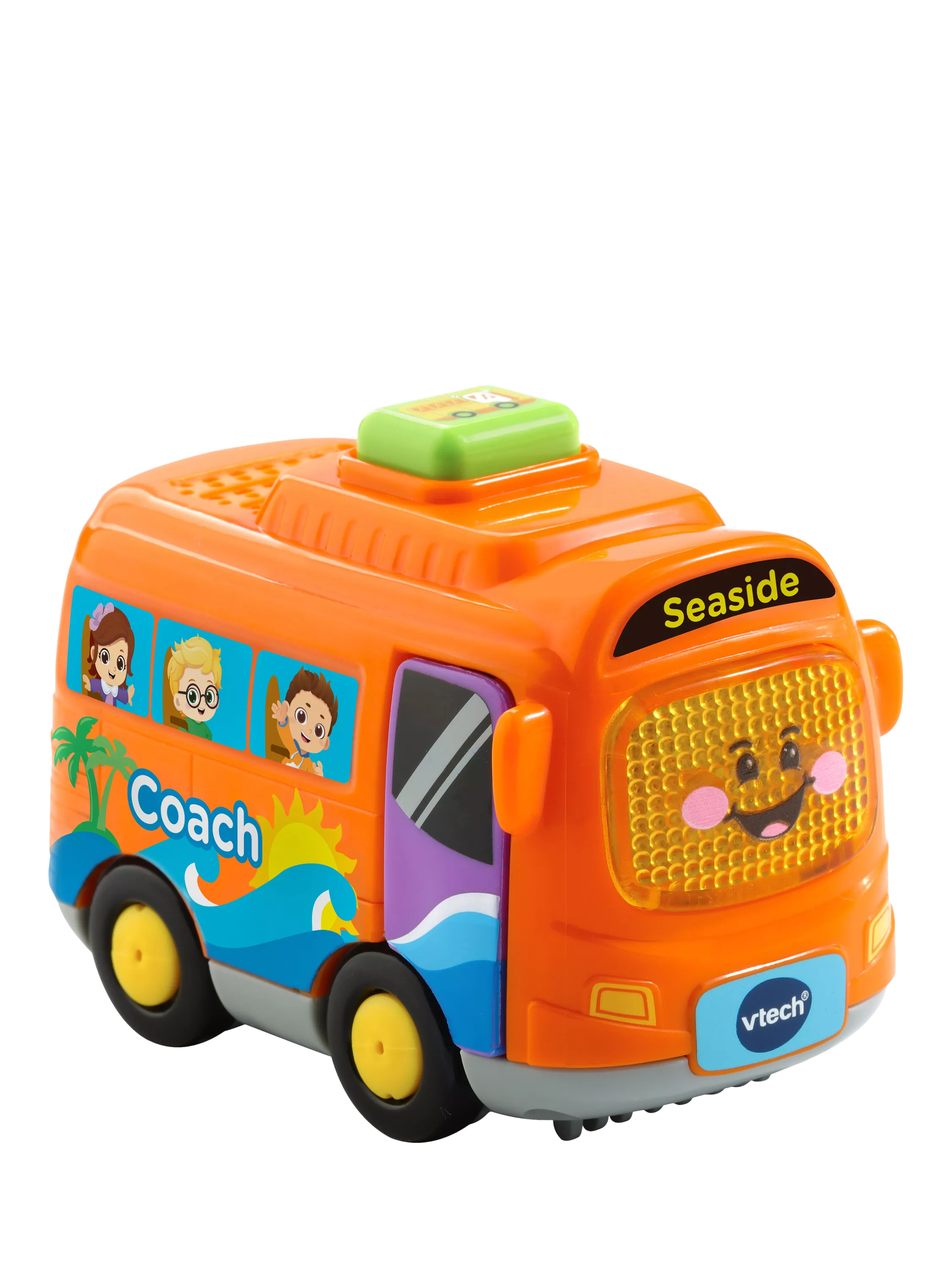 VTech Toot-Toot electronic toy coach with light-up button and sounds (British brand)