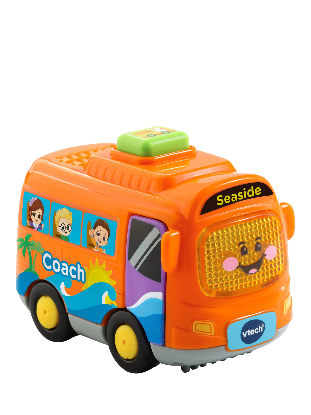 VTech Toot-Toot electronic toy coach with light-up button and sounds (British brand)