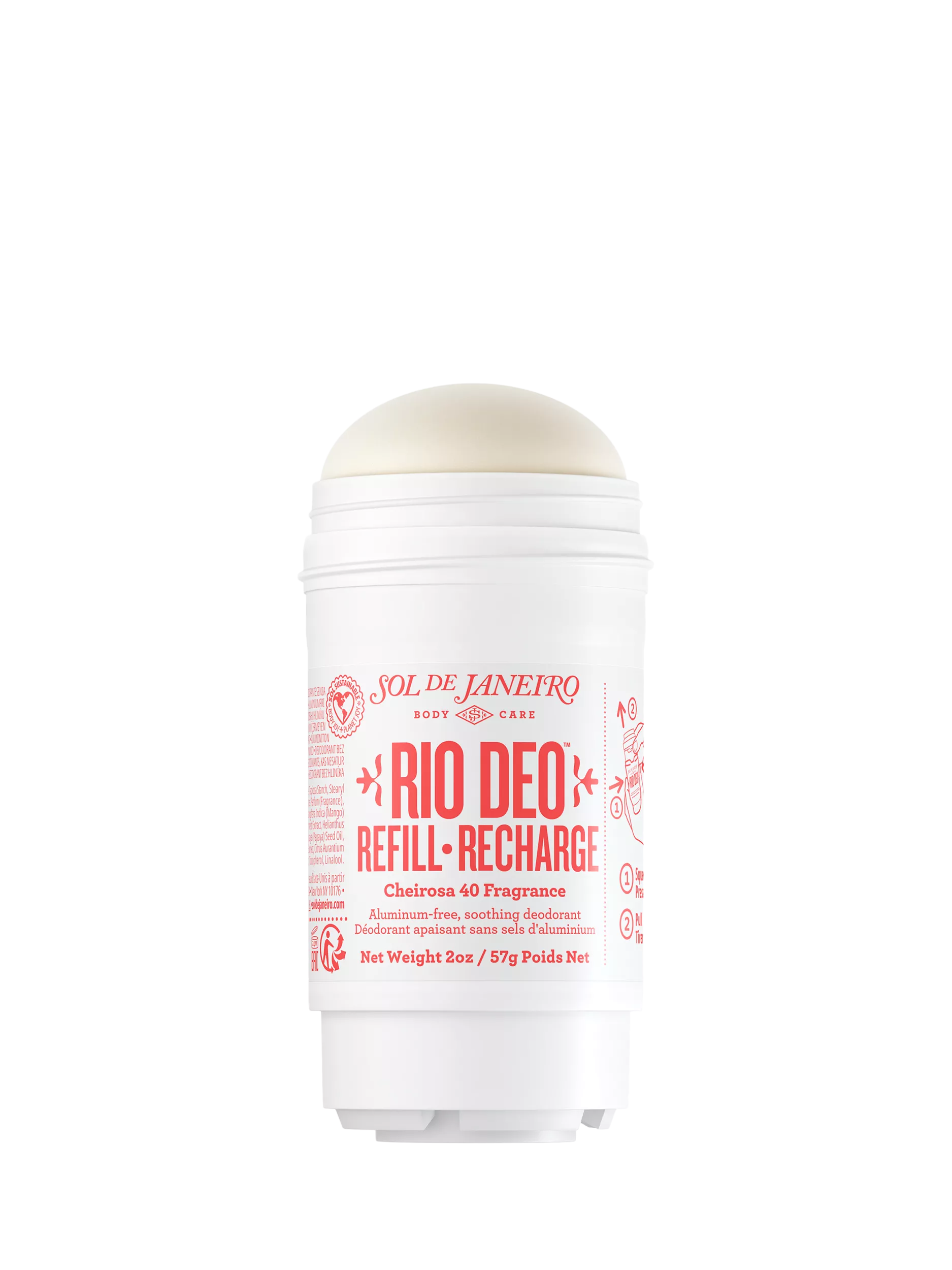 Sol de Janeiro deodorant refill Cheirosa 40 57g - British product