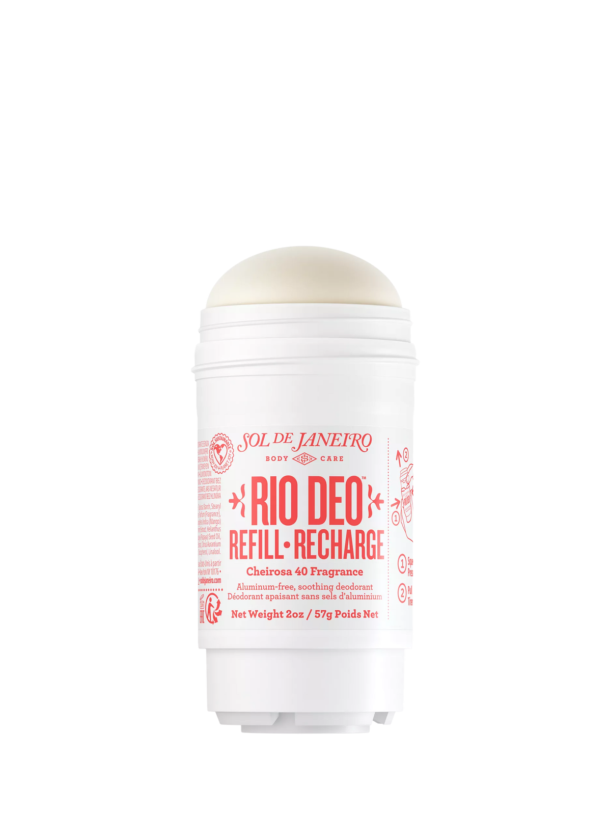 Sol de Janeiro deodorant refill Cheirosa 40 57g - British product