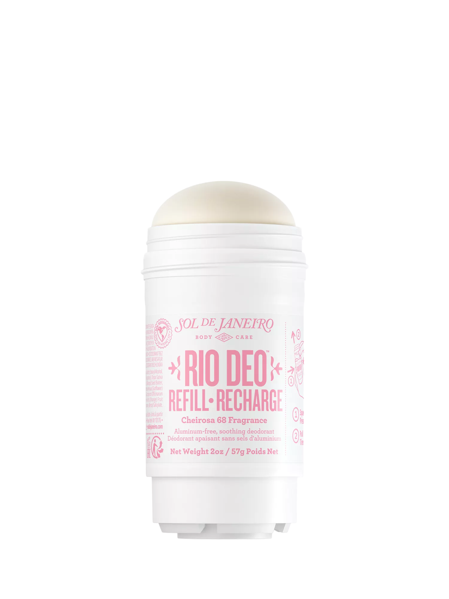 Sol de Janeiro deodorant refill 57g Cheirosa 68 - British product