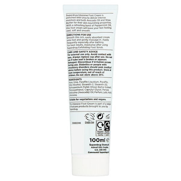 Superdrug Intensive Foot Cream