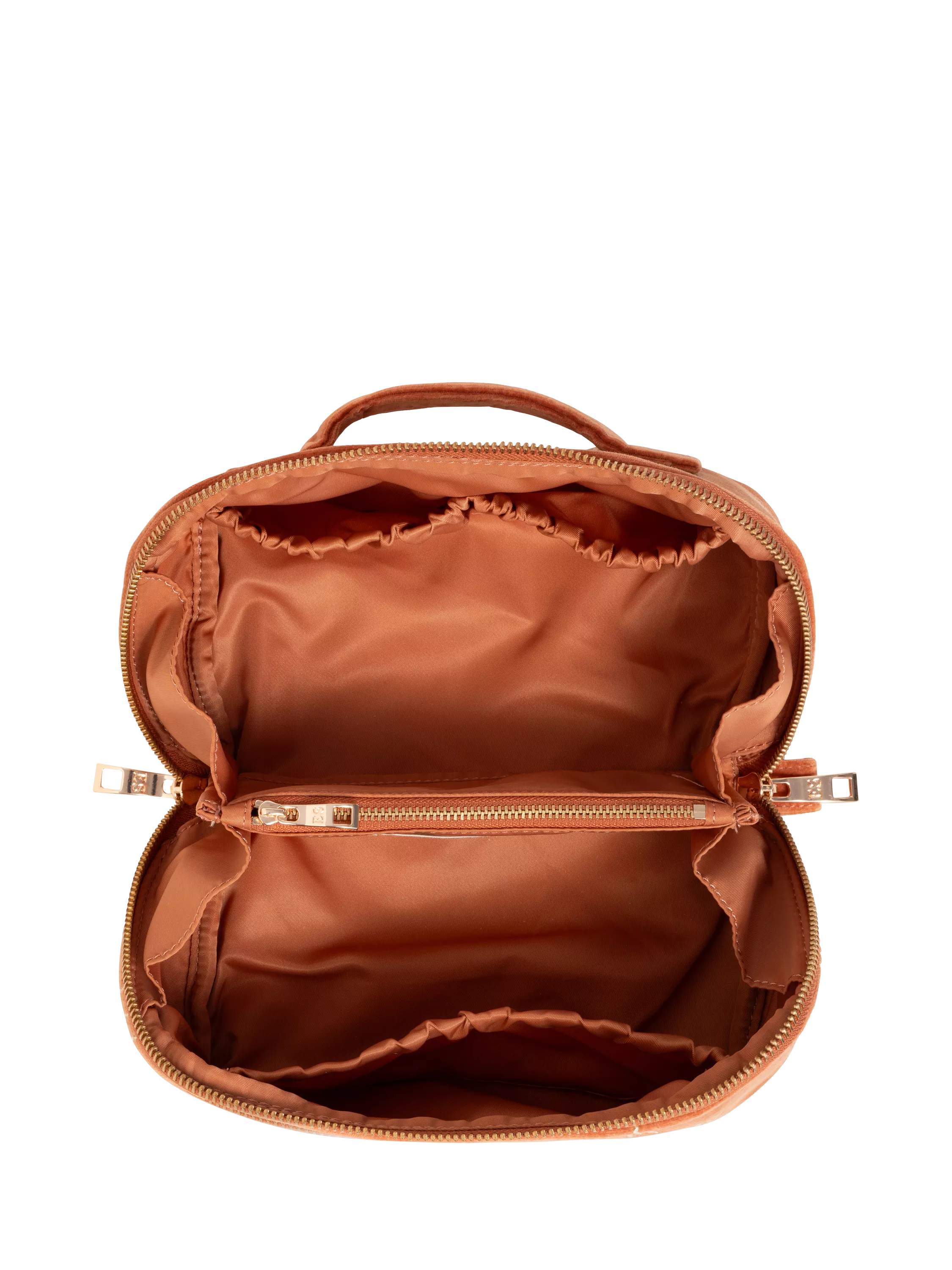 Elizabeth Scarlett Sun Goddess makeup bag Rust - British product