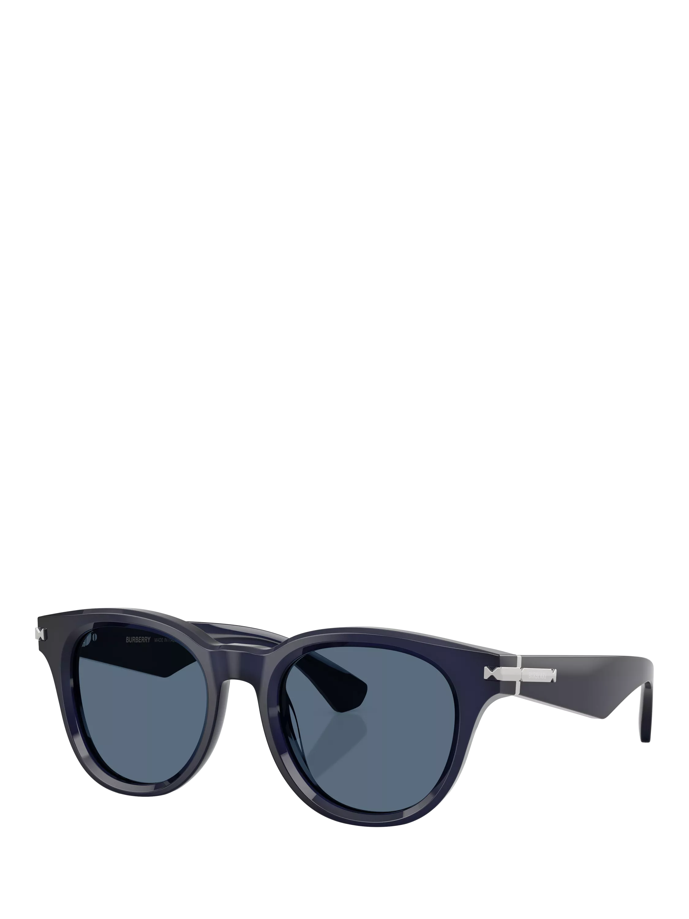 Burberry BE4439 Men's D-Frame Sunglasses, Navy/Blue