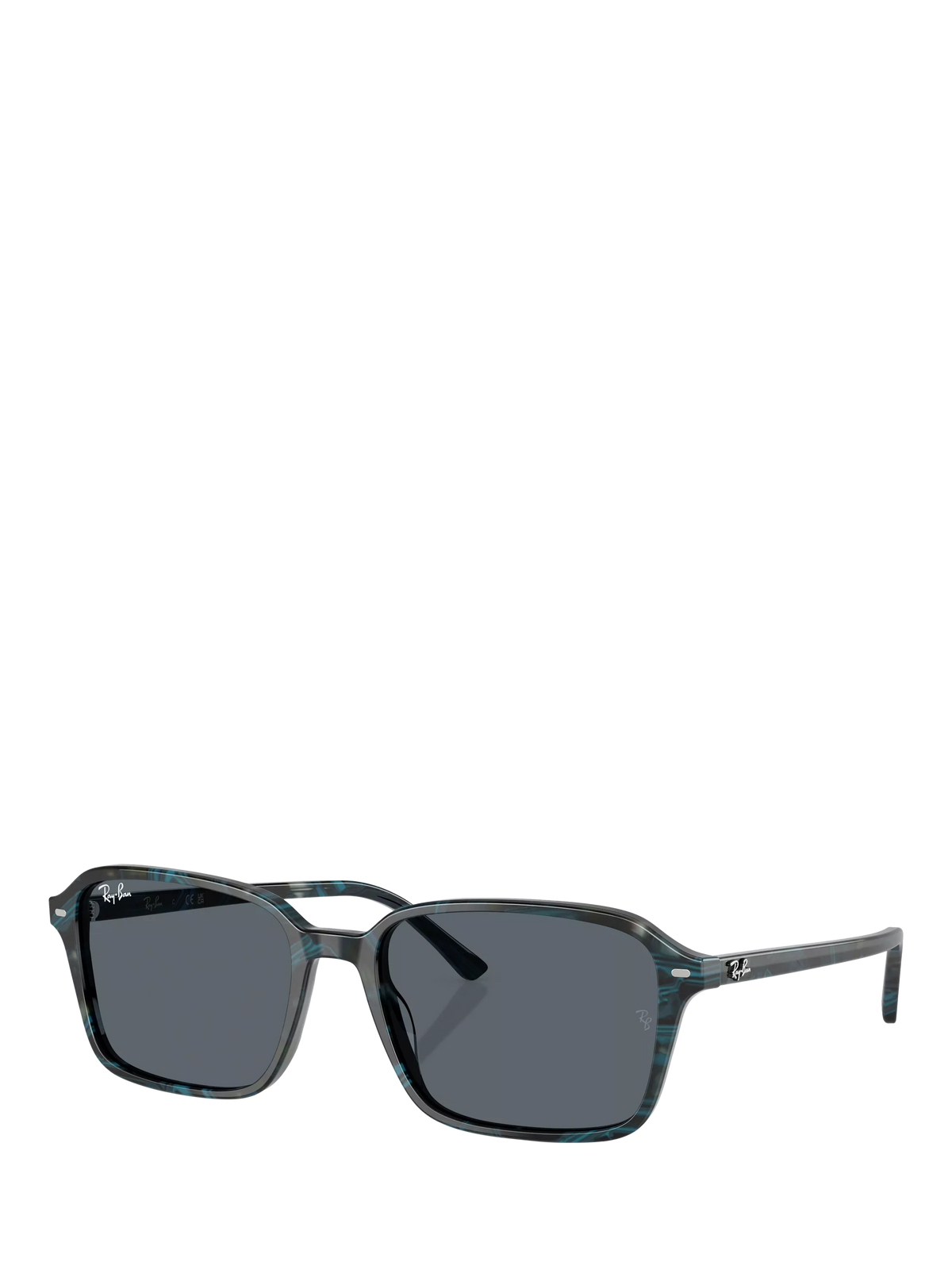 Ray-Ban RB2231 rectangular sunglasses blue frame glass lens, imported from the UK