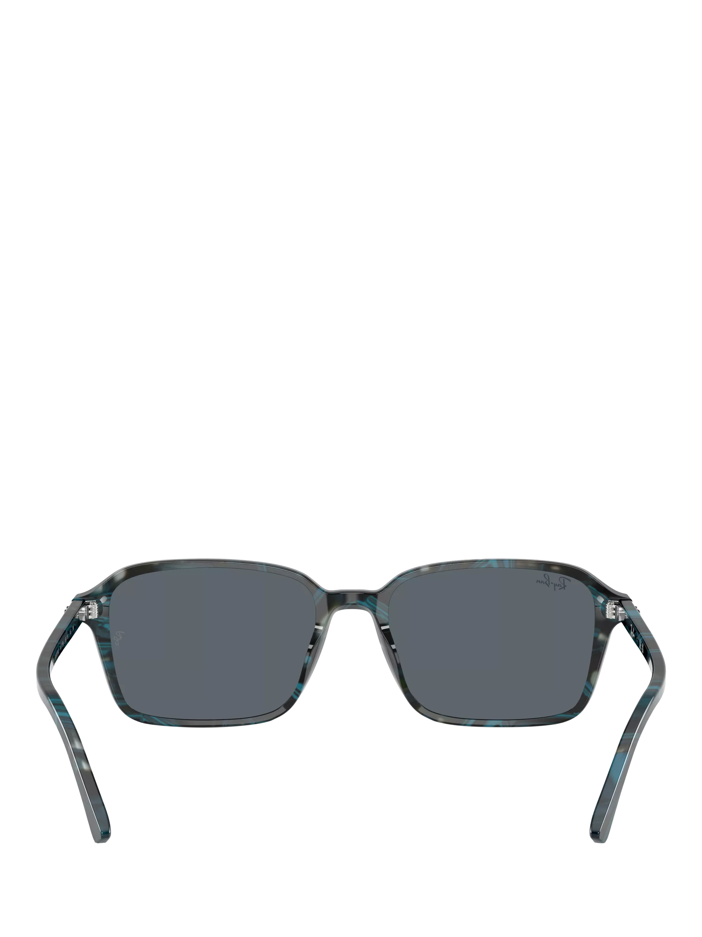 Ray-Ban RB2231 rectangular sunglasses blue frame glass lens, imported from the UK