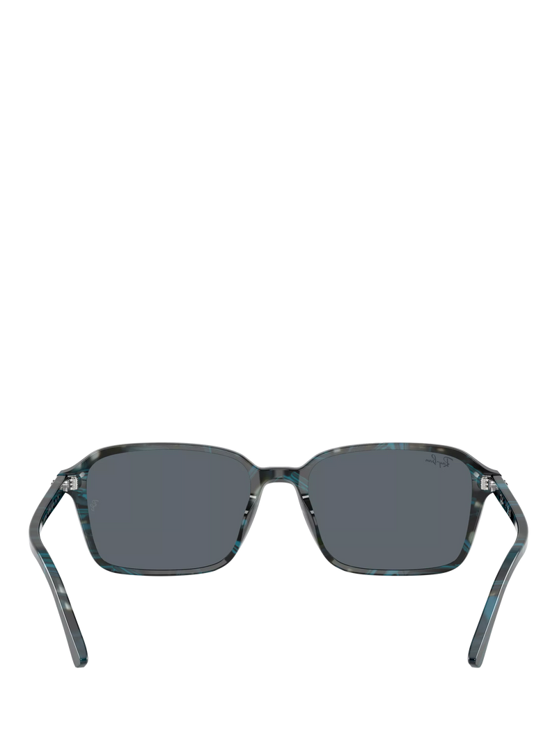 Ray-Ban RB2231 rectangular sunglasses blue frame glass lens, imported from the UK