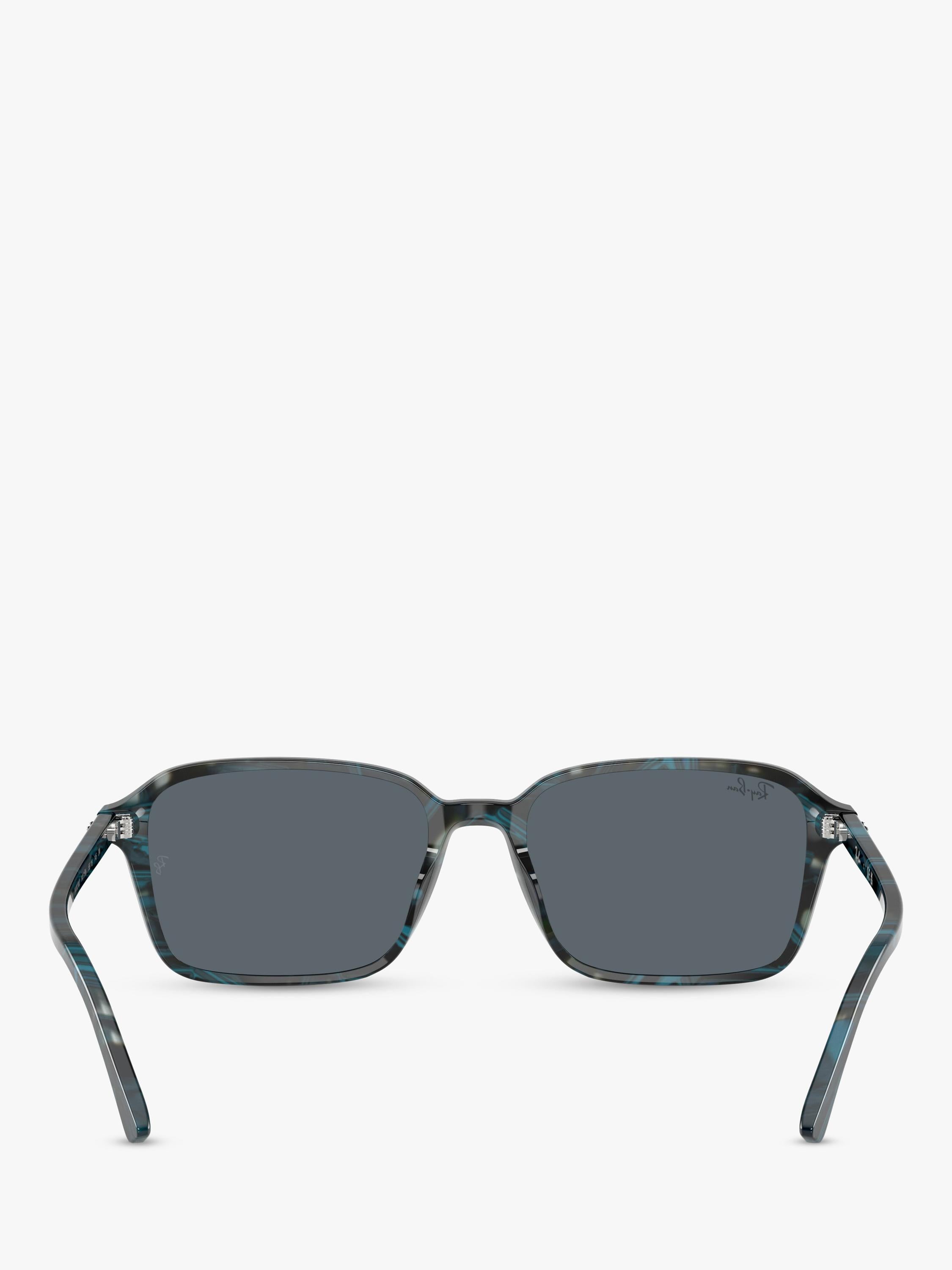 Ray-Ban RB2231 rectangular sunglasses blue frame glass lens, imported from the UK