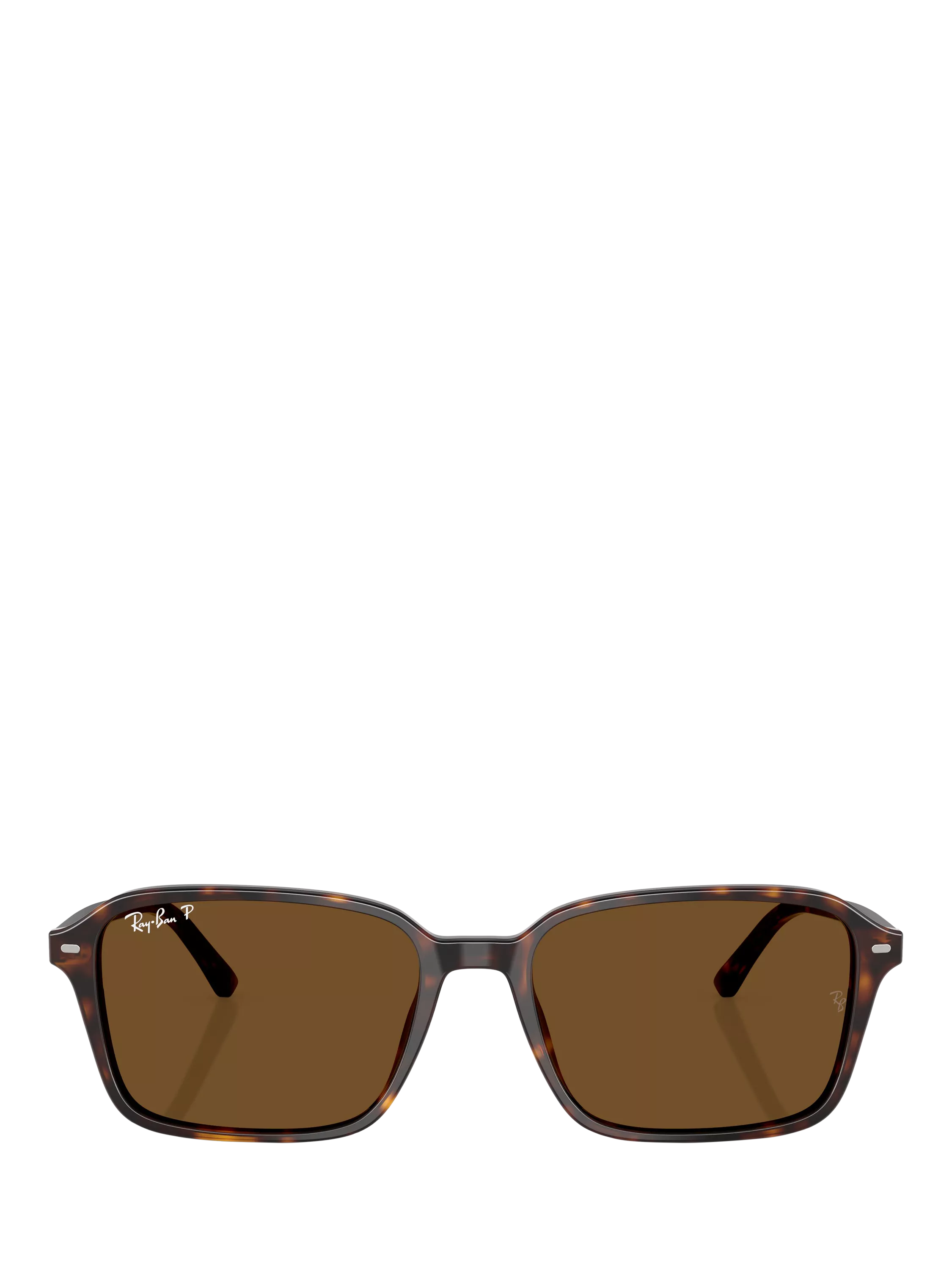 Ray-Ban RB2231 polarised rectangular sunglasses Havana Brown, UK version