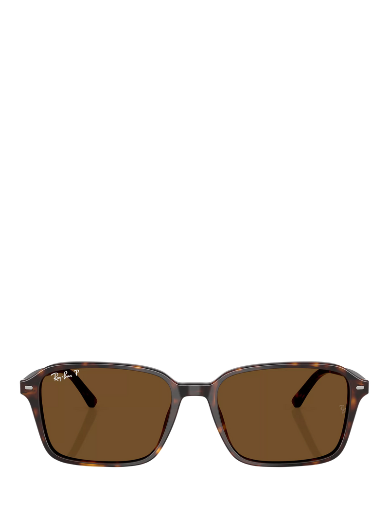 Ray-Ban RB2231 polarised rectangular sunglasses Havana Brown, UK version