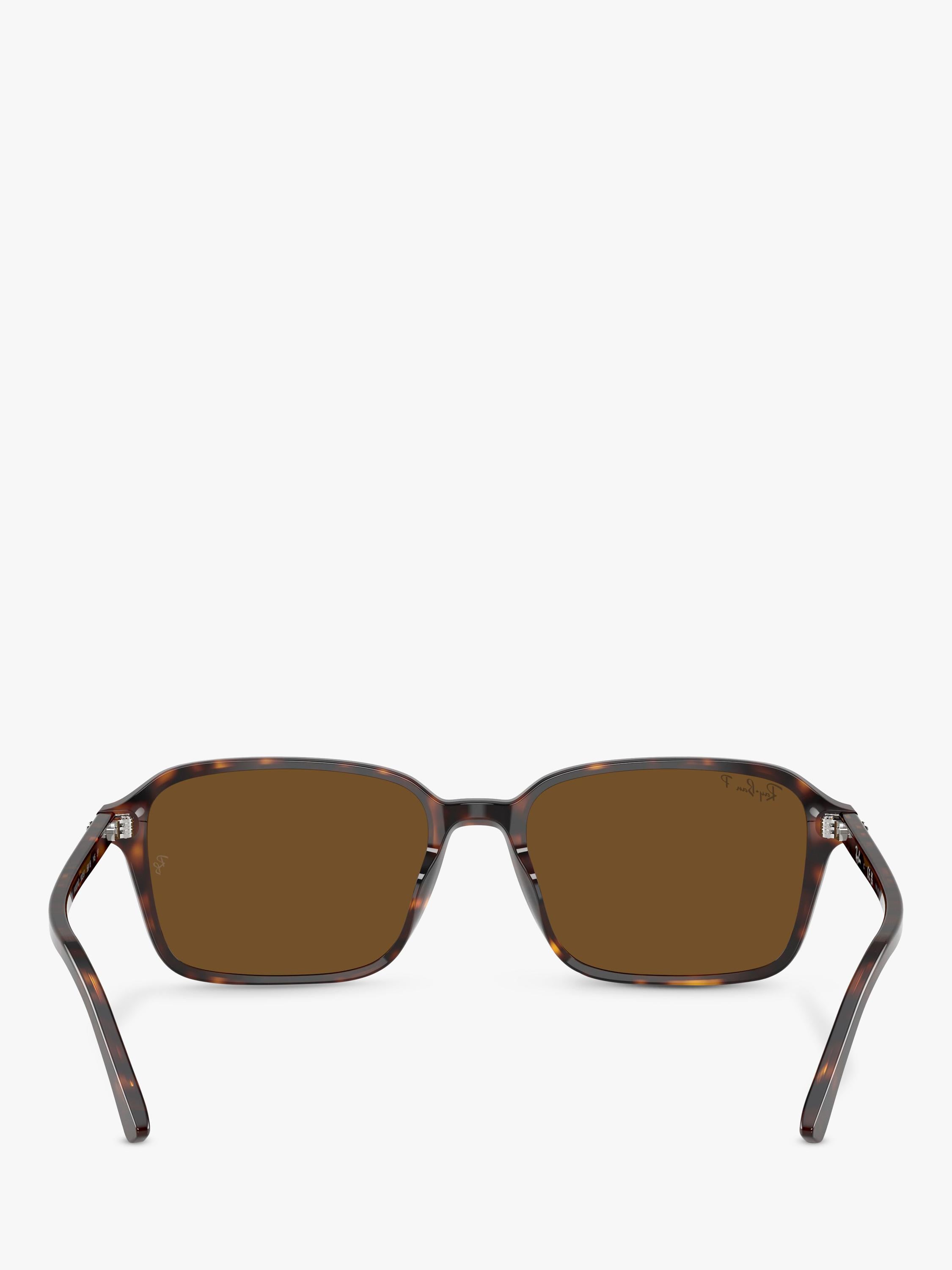 Ray-Ban RB2231 polarised rectangular sunglasses Havana Brown, UK version