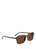 Ray-Ban RB2231 polarised rectangular sunglasses Havana Brown, UK version