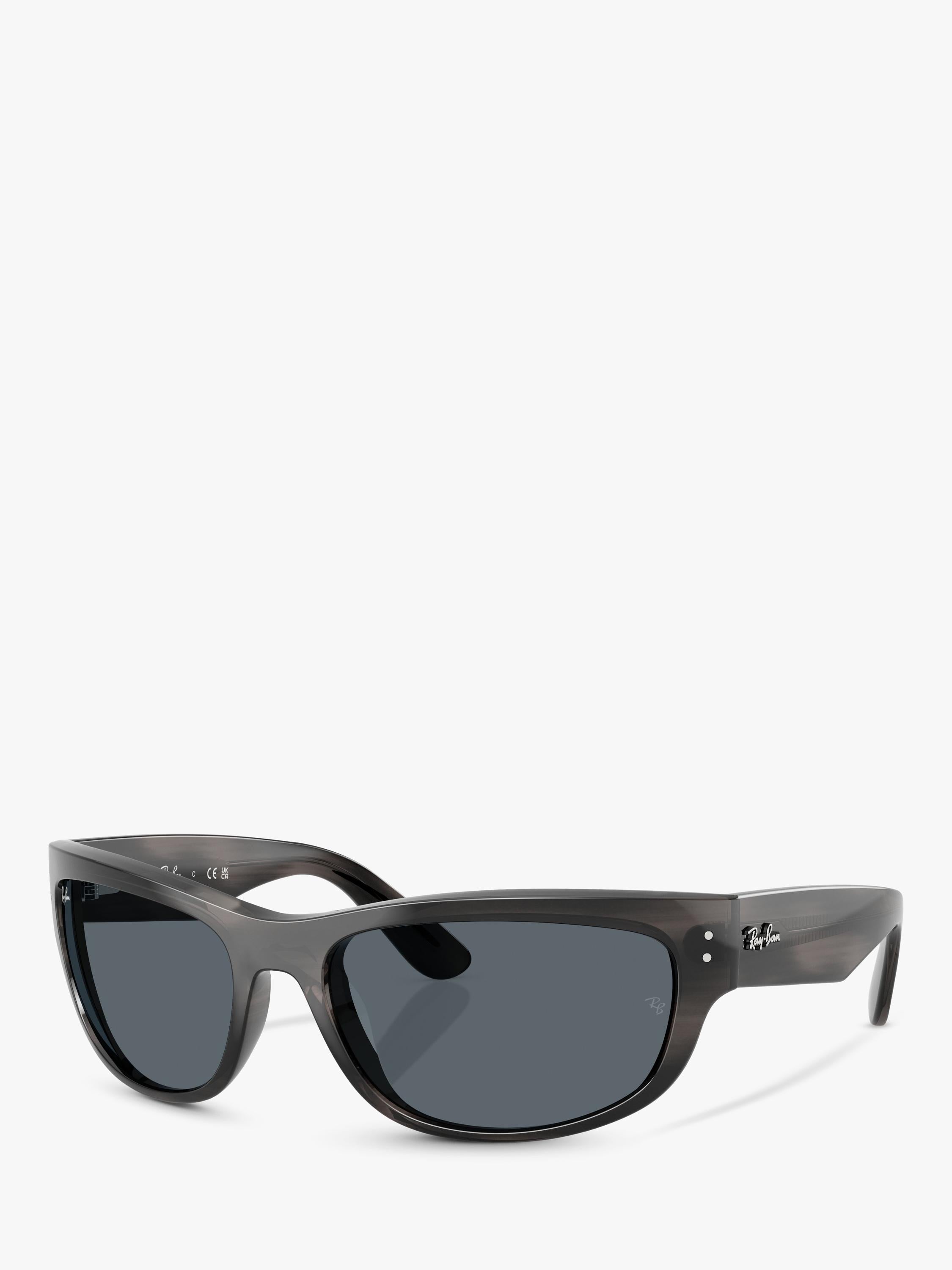 Ray-Ban RB2289 rectangular sunglasses black frame, UK version