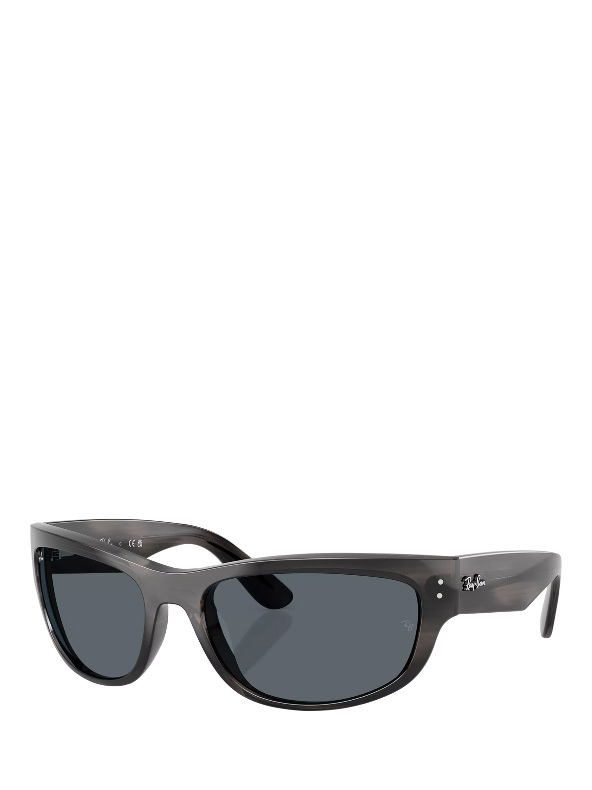Ray-Ban RB2289 Rectangular Sunglasses, Black/Grey