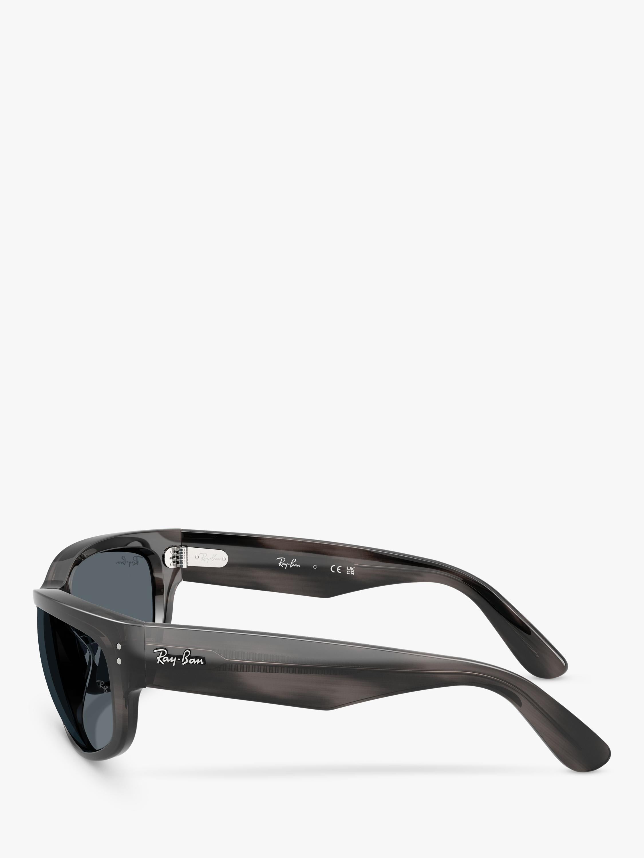 Ray-Ban RB2289 rectangular sunglasses black frame, UK version