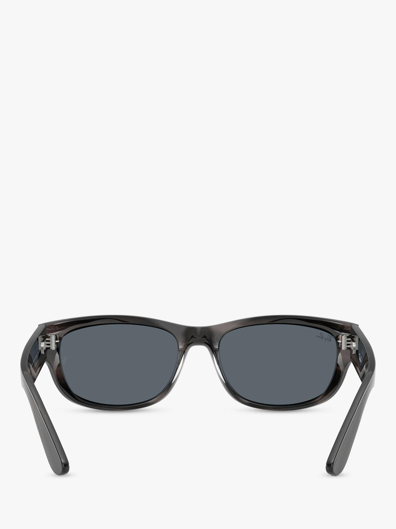 Ray-Ban RB2289 rectangular sunglasses black frame, UK version