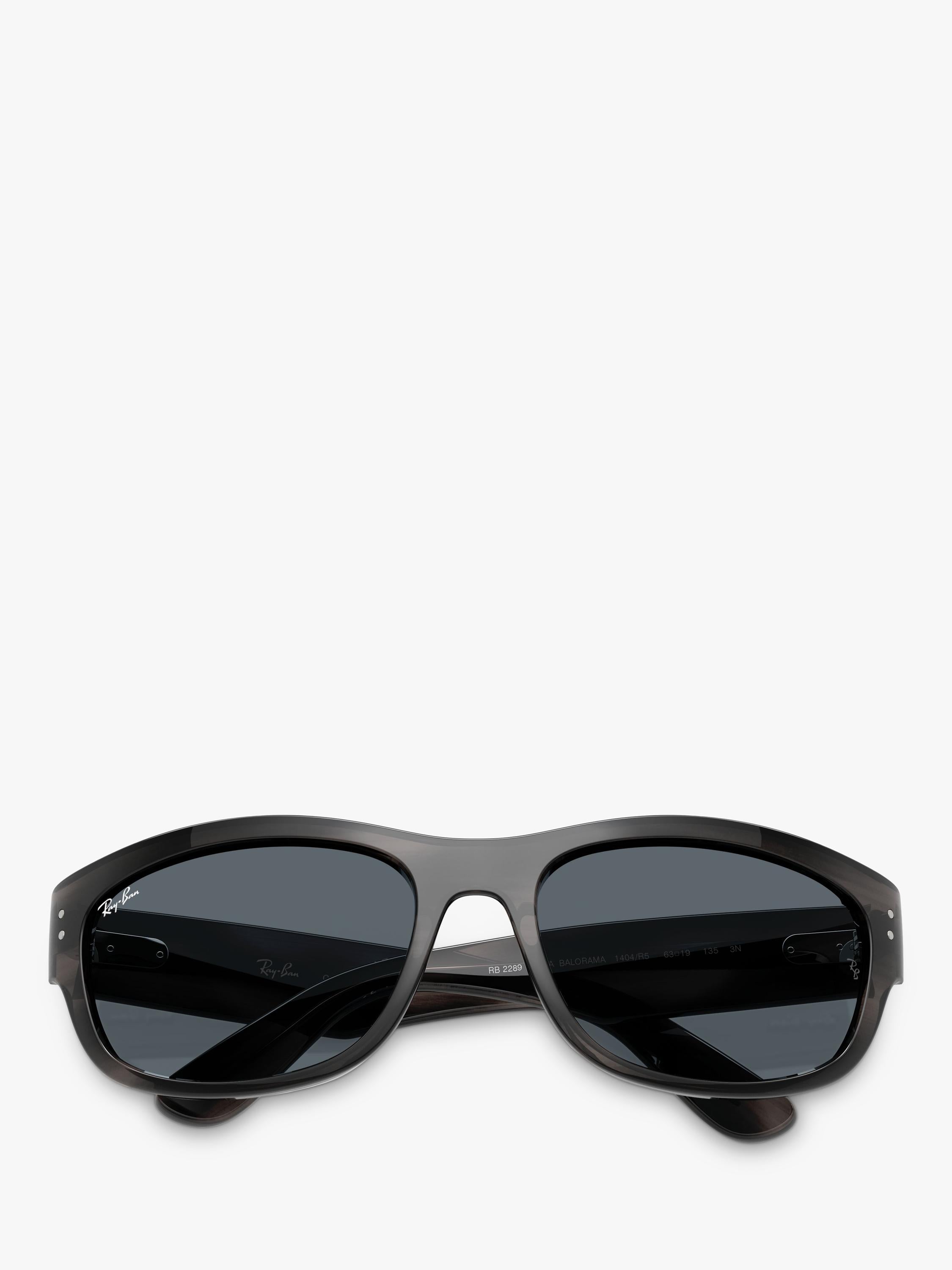 Ray-Ban RB2289 rectangular sunglasses black frame, UK version