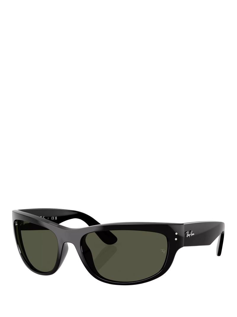 Ray-Ban RB2289 rectangular sunglasses black frame, UK version