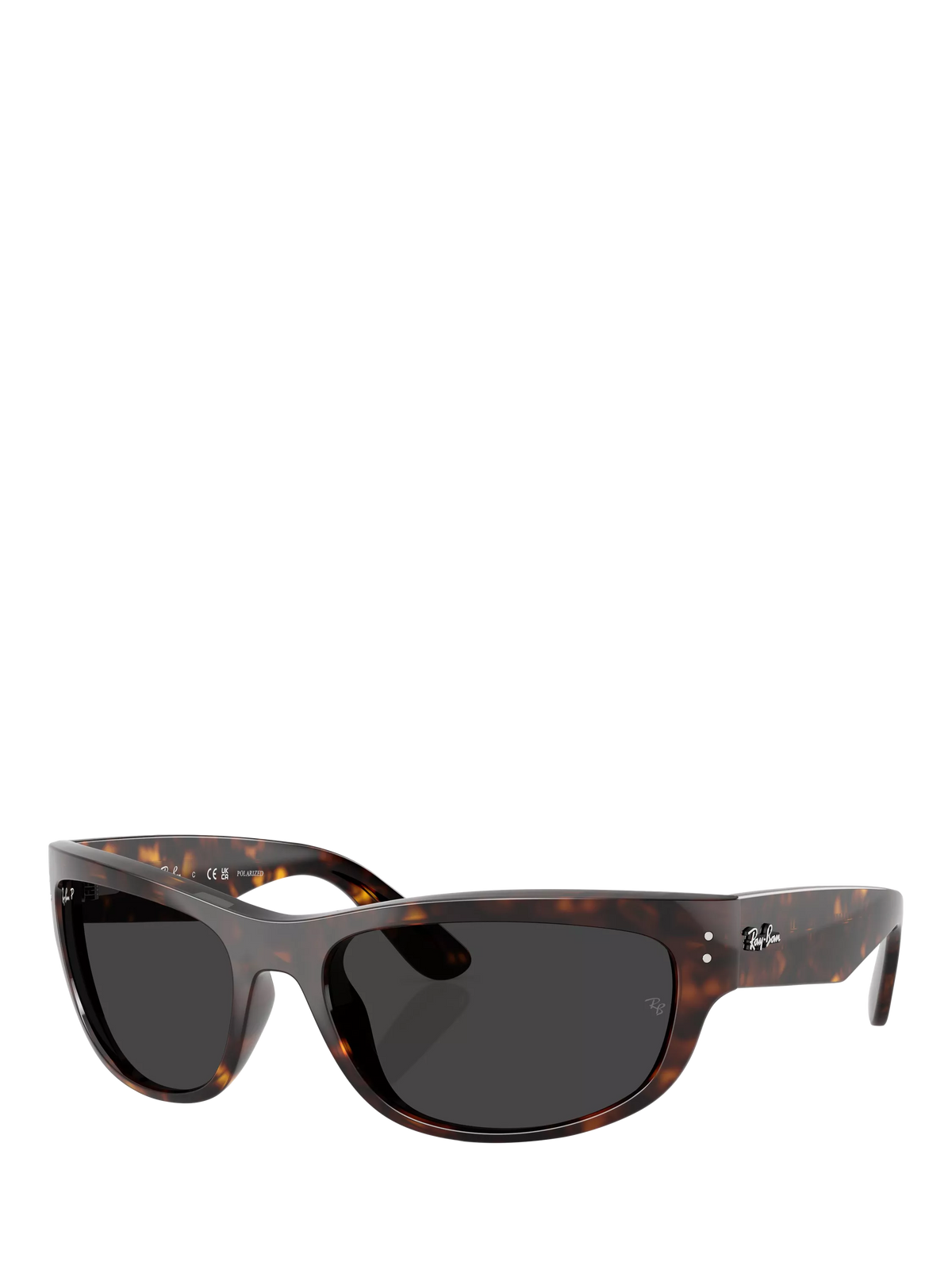 Ray-Ban RB2289 polarised rectangular sunglasses Havana Grey - British product