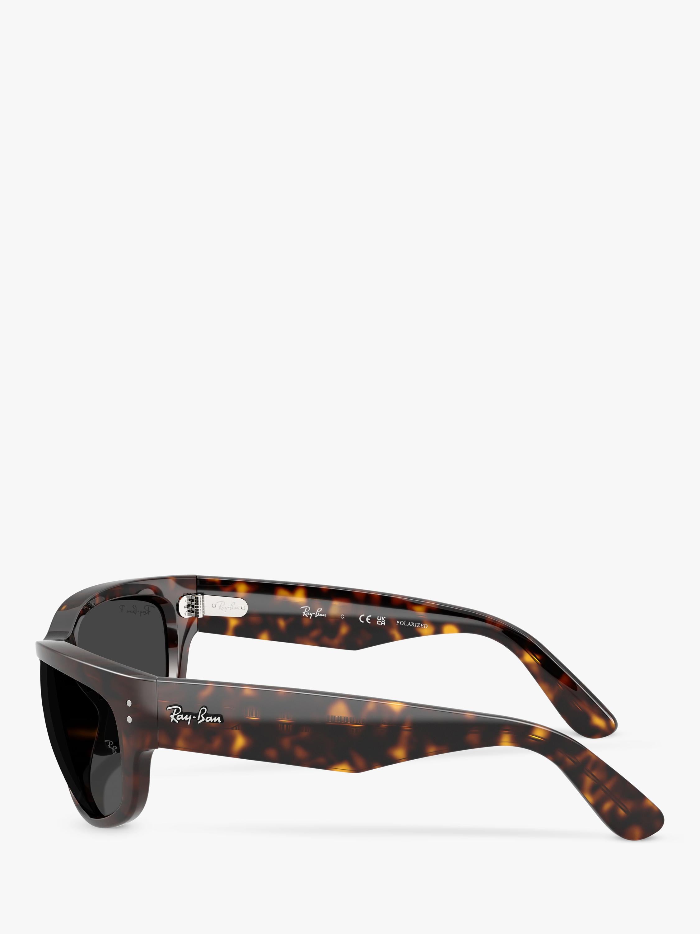 Ray-Ban RB2289 polarised rectangular sunglasses Havana Grey - British product