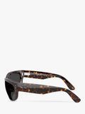 Ray-Ban RB2289 polarised rectangular sunglasses Havana Grey - British product