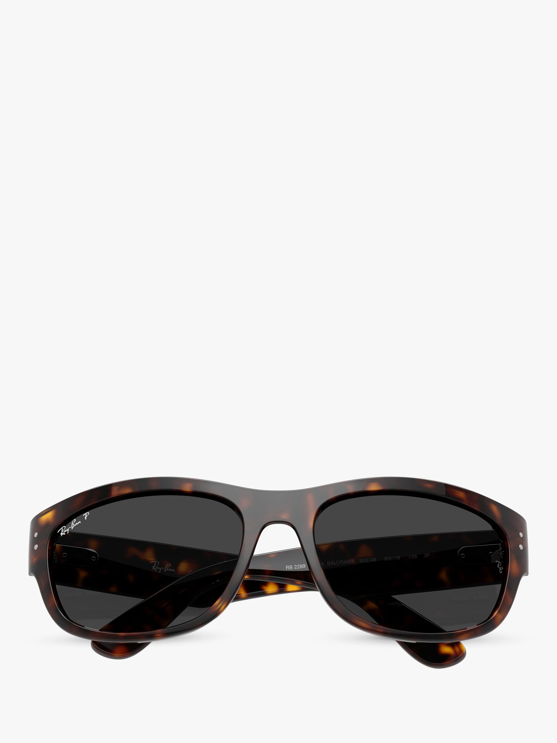 Ray-Ban RB2289 polarised rectangular sunglasses Havana Grey - British product