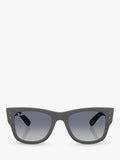 Ray-Ban Mega Wayfarer sunglasses sand grey blue gradient (British brand)