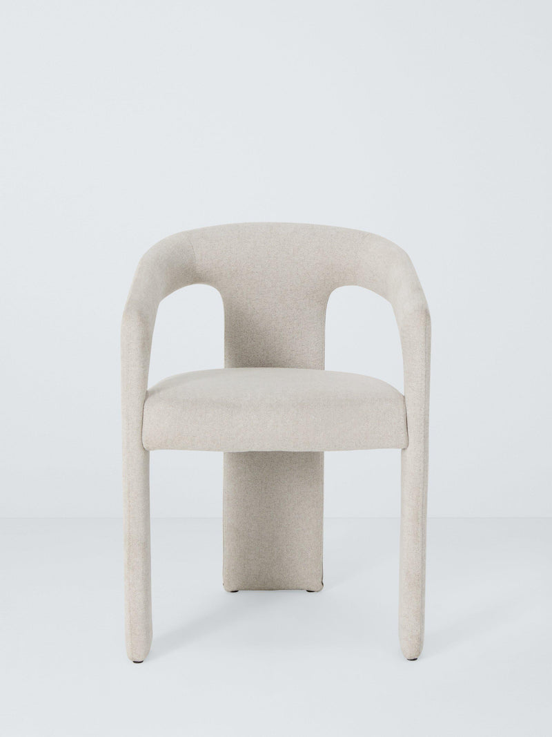 Paire de chaises de salle à manger rembourrées John Lewis Contour - Produit britannique