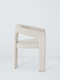 Paire de chaises de salle à manger rembourrées John Lewis Contour - Produit britannique