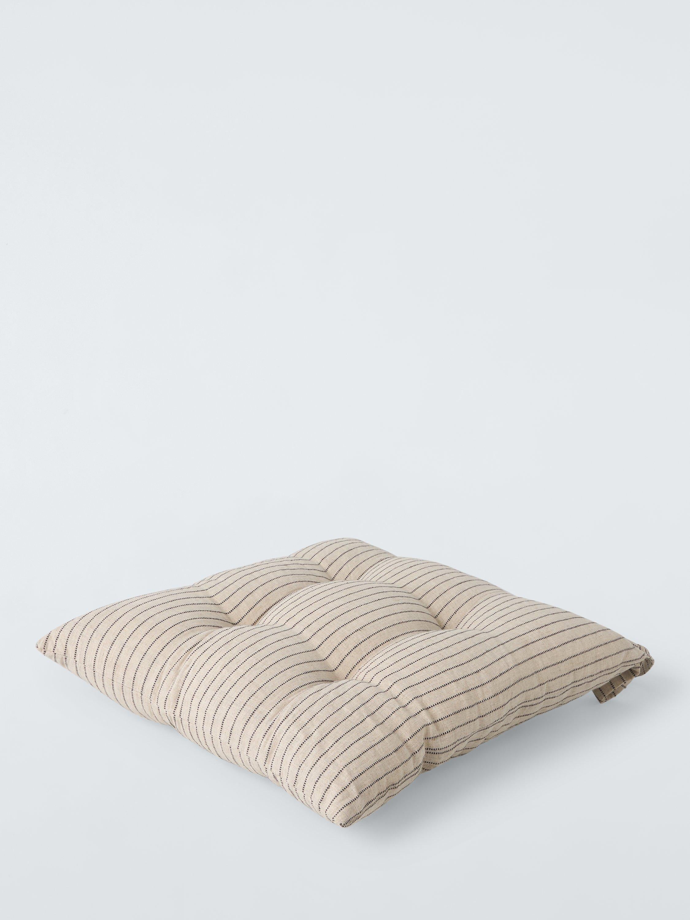 John Lewis stripe seat pad 41x41cm, imported from the UK