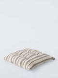 John Lewis pinstripe seat pad natural 40x40cm - British product