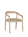 nkuku Anbu dining chair natural solid mango wood - British product