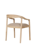 nkuku Anbu dining chair natural solid mango wood - British product