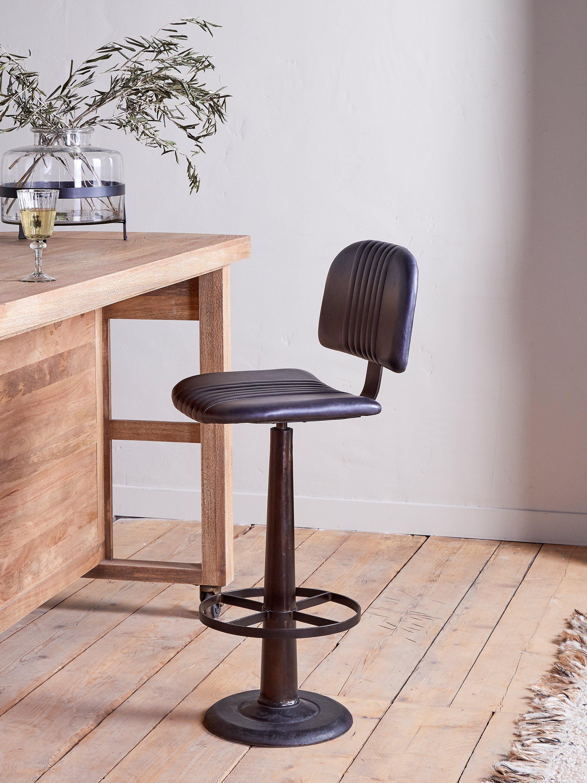 nkuku Narwana bar chair black - British product