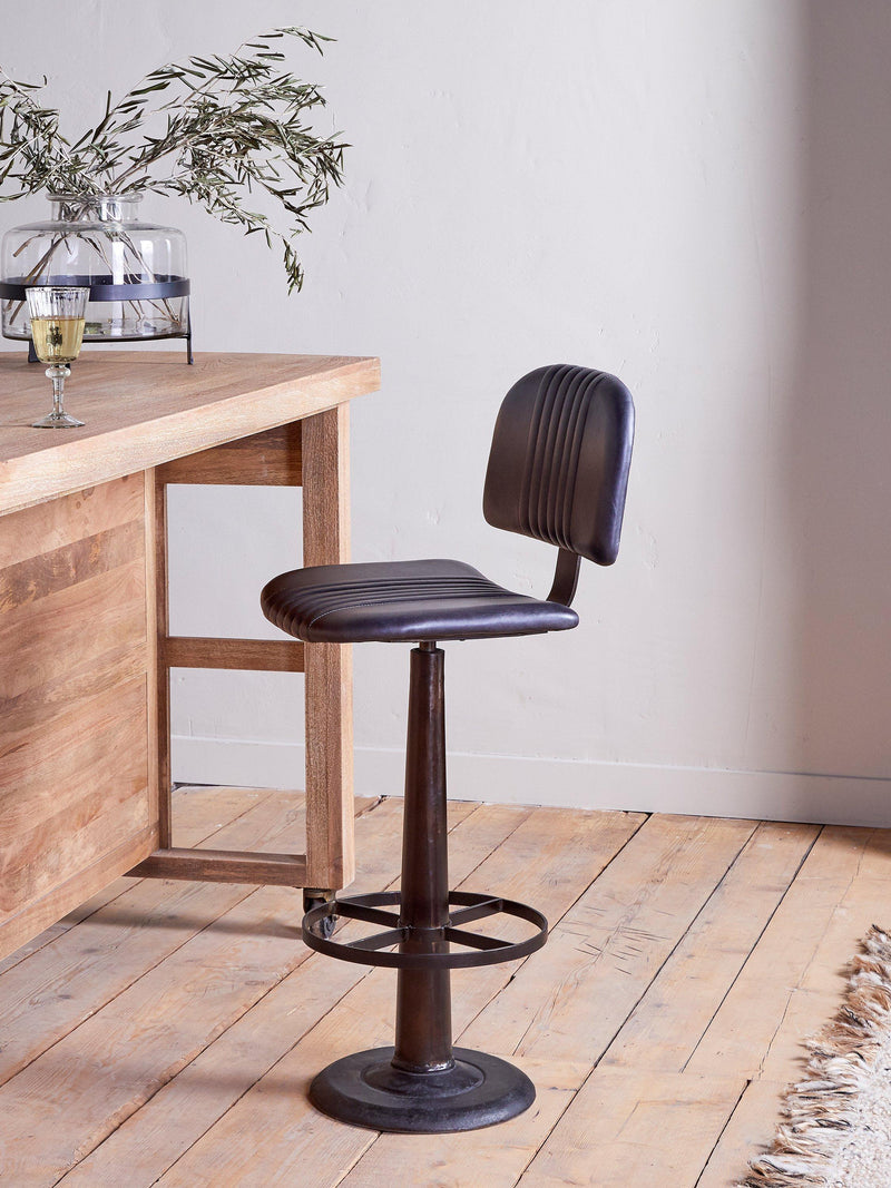 nkuku Narwana bar chair black - British product